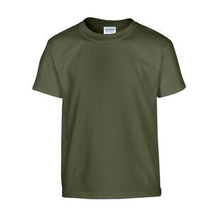 Gildan Childrens/Kids Heavy Cotton T-Shirt / Military Green